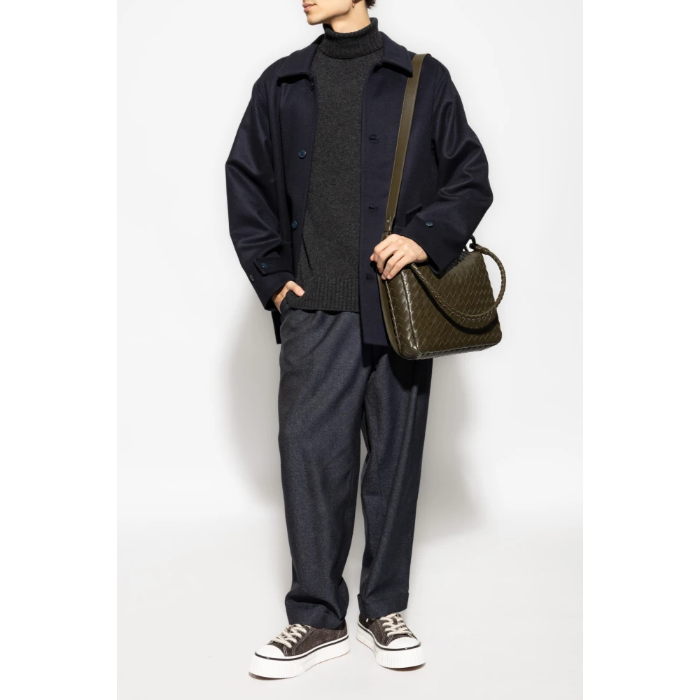 Officine Générale Wollen Turtleneck Gray Heren