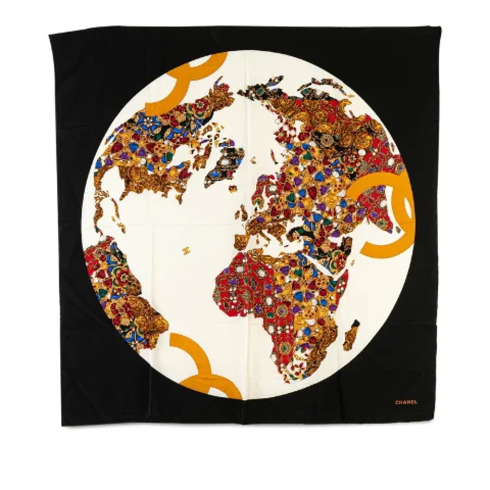 Chanel Vintage Pre-owned Silk scarves Multicolor Dames