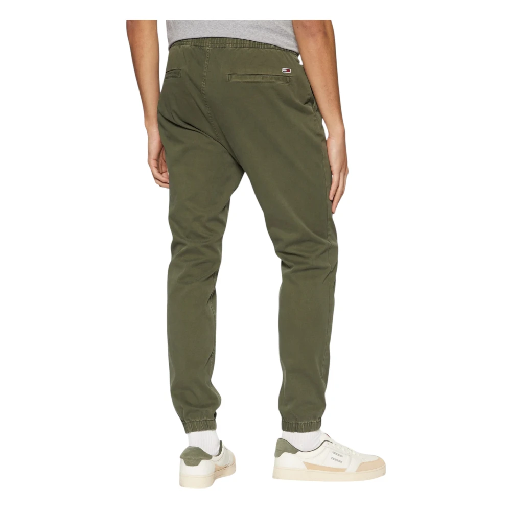 Tommy Jeans Comfortabele Herenbroek Lente Zomer Collectie Green Heren