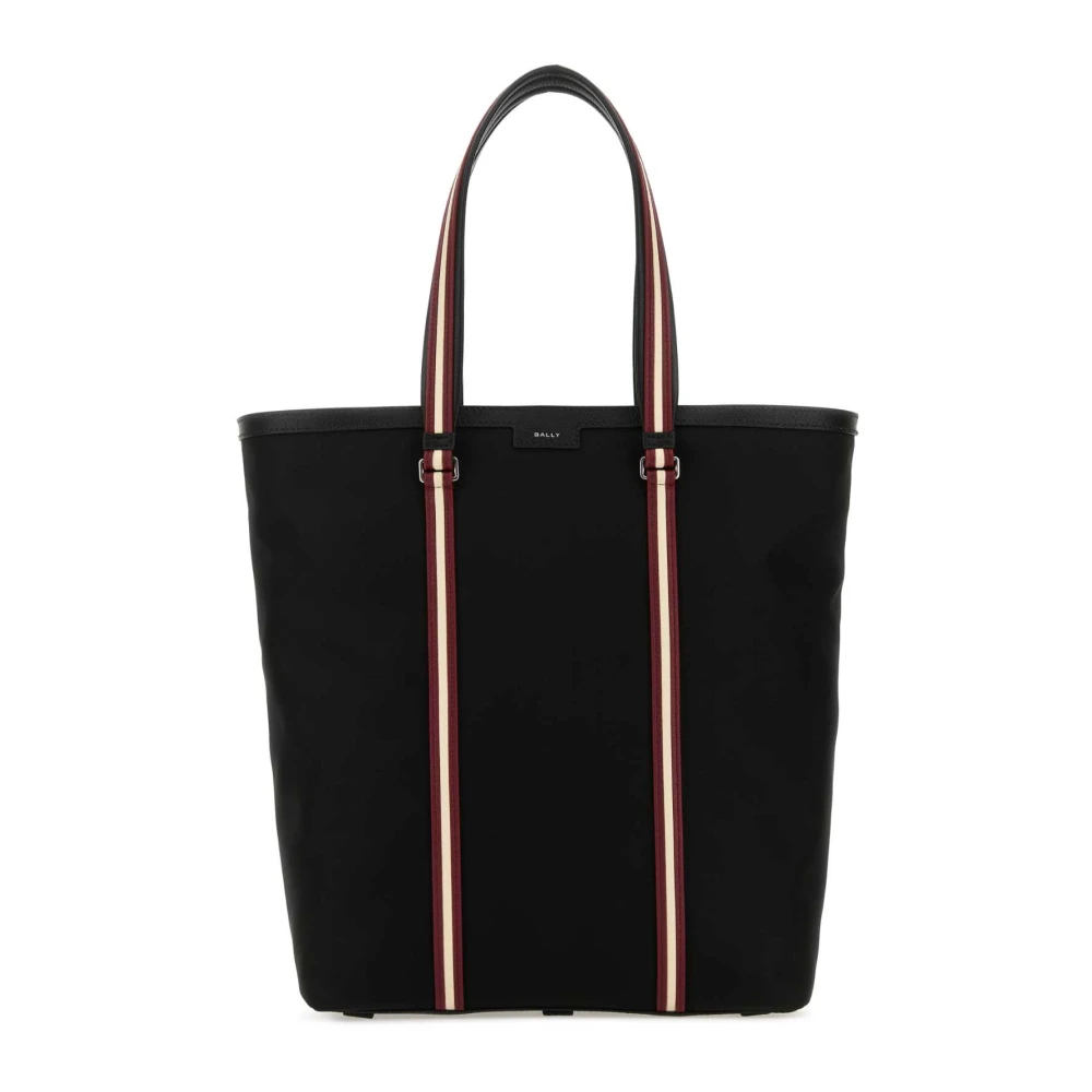 Bally Zwarte Canvas Shopper Black Heren