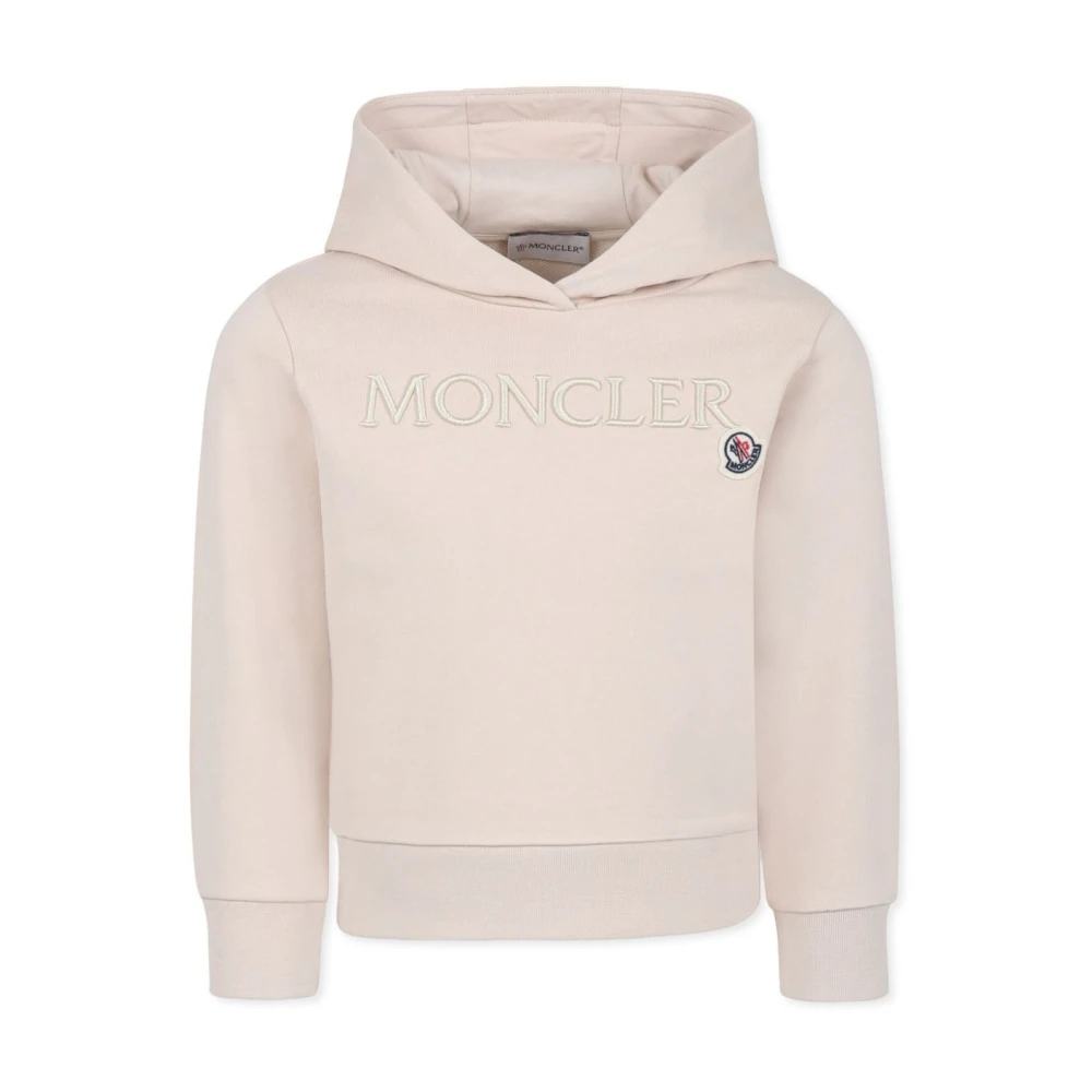 Moncler Unisex Kids Pink Kids Sweatshirts, 10 Y, Kids Hooded Sweatshirts