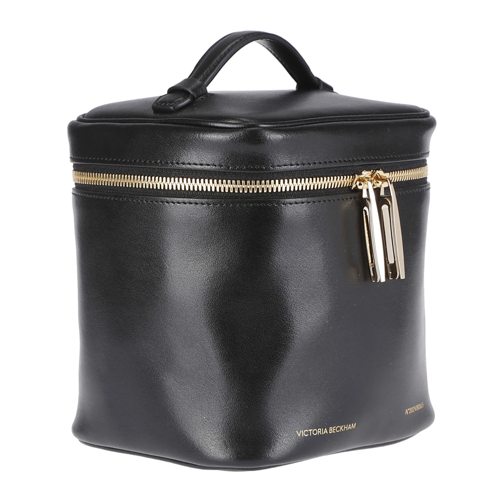 Victoria Beckham Stijlvolle Vanity Cube Tas Black Dames