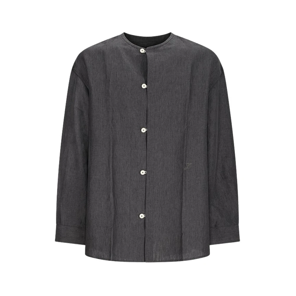 Jacquemus Gray La Chemise Pastro - Male - Casual Shirts - L - Shirts