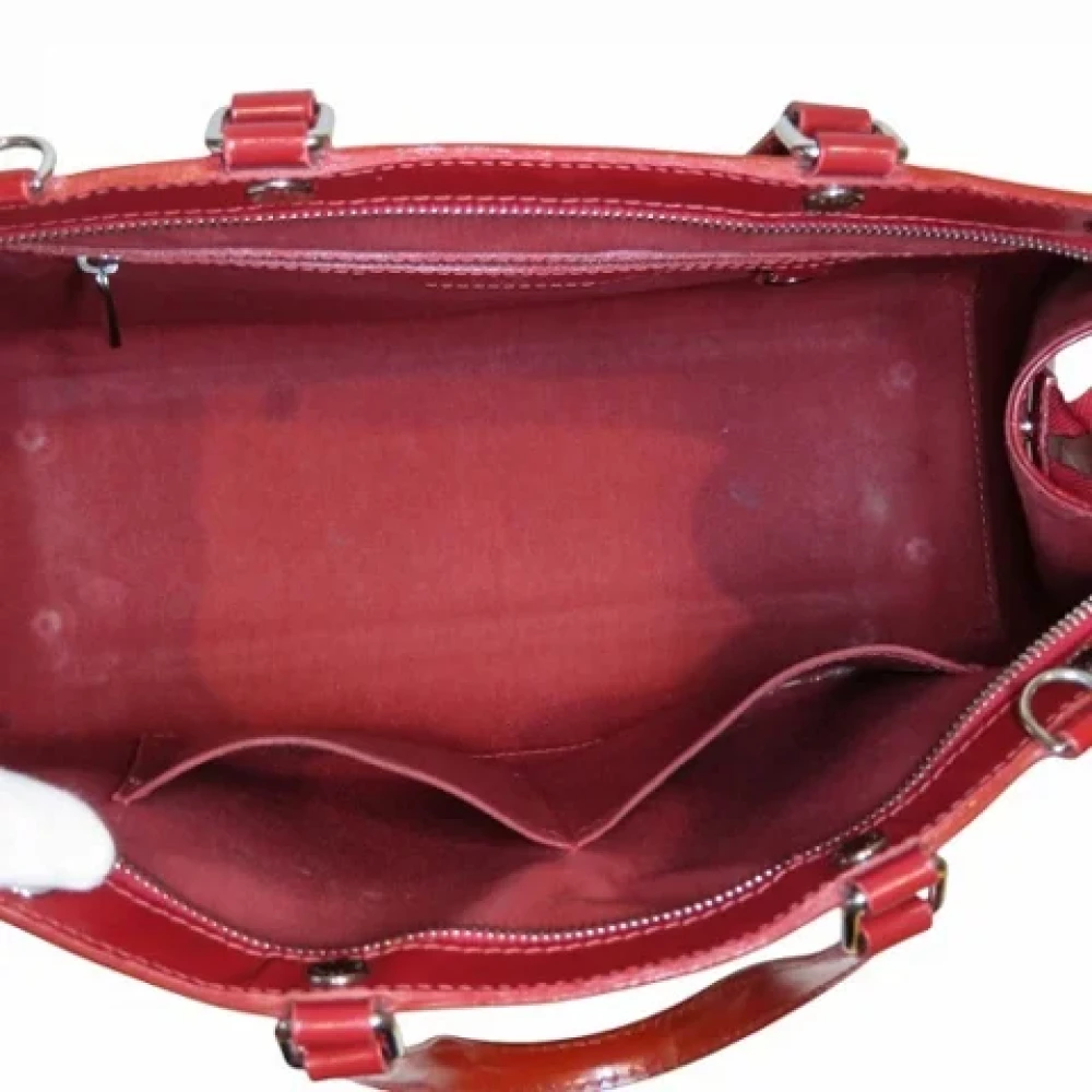 Louis Vuitton Vintage Pre-owned Leather handbags Red Dames