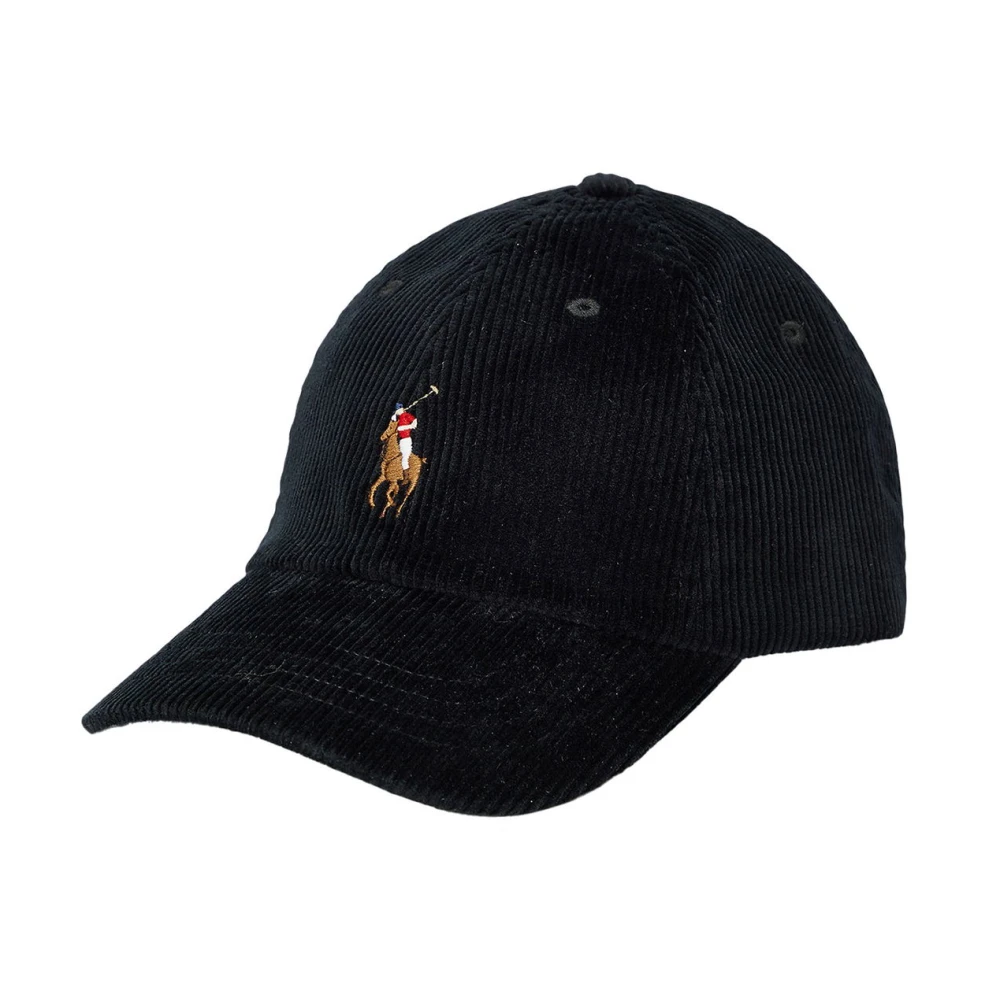 Polo Ralph Lauren Zwarte Katoenen Casquette Hoed Black Heren