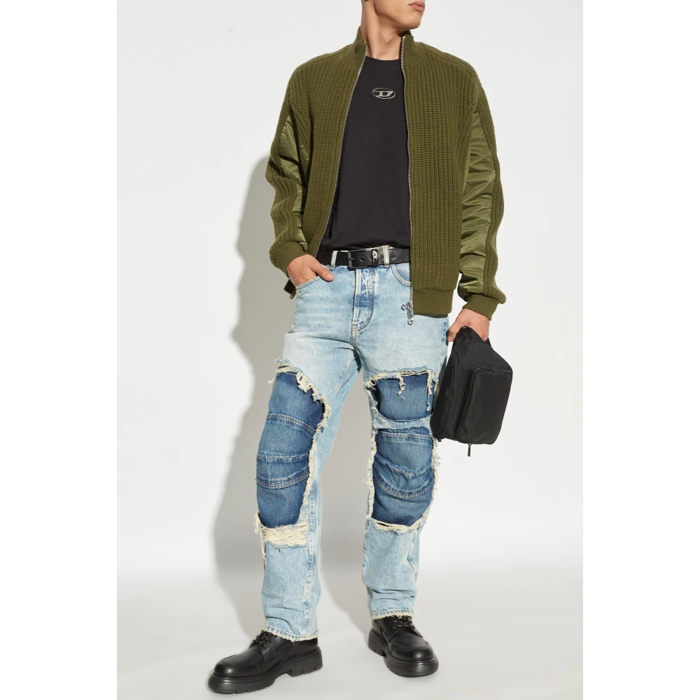 Diesel Cardigan K-Arre Green Heren