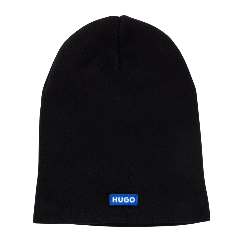Hugo Boss Mannen Beanie Hat Xovo_C Black Heren