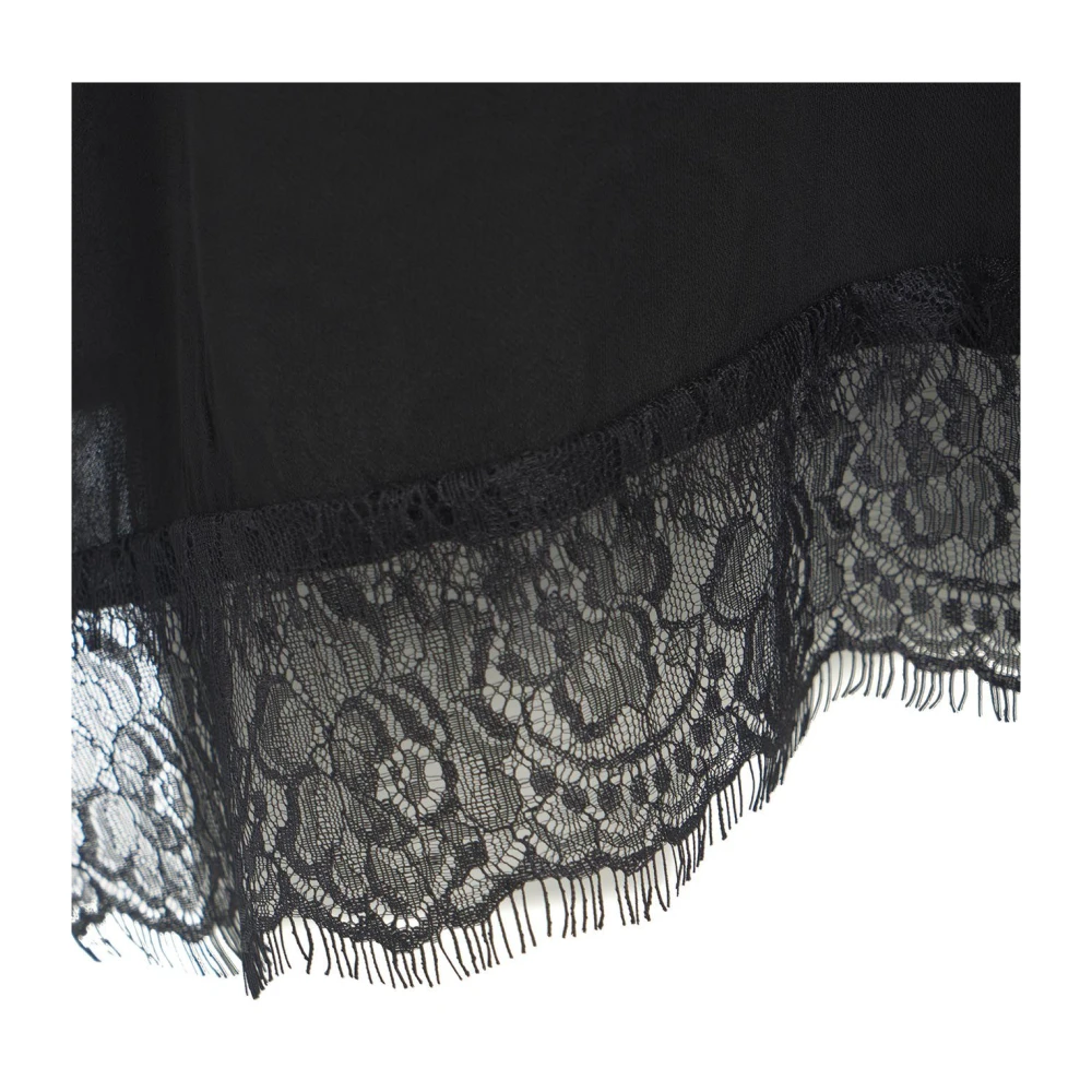 Kaos Zwarte Jurk Aw24 voor Vrouwen Black Dames