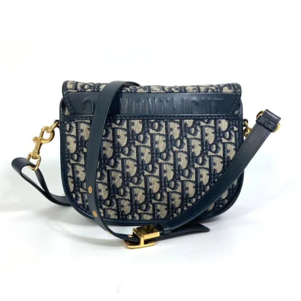 Dior Vintage Pre-owned Fabric dior-bags Blue Dames