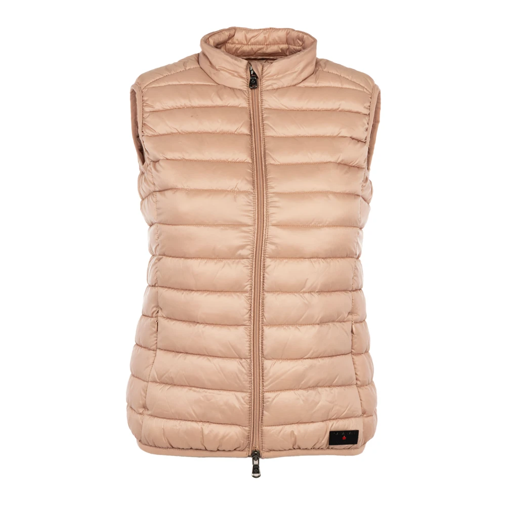 Canadian Classics Mouwloos Dames Pufferjas met Rits Brown Dames