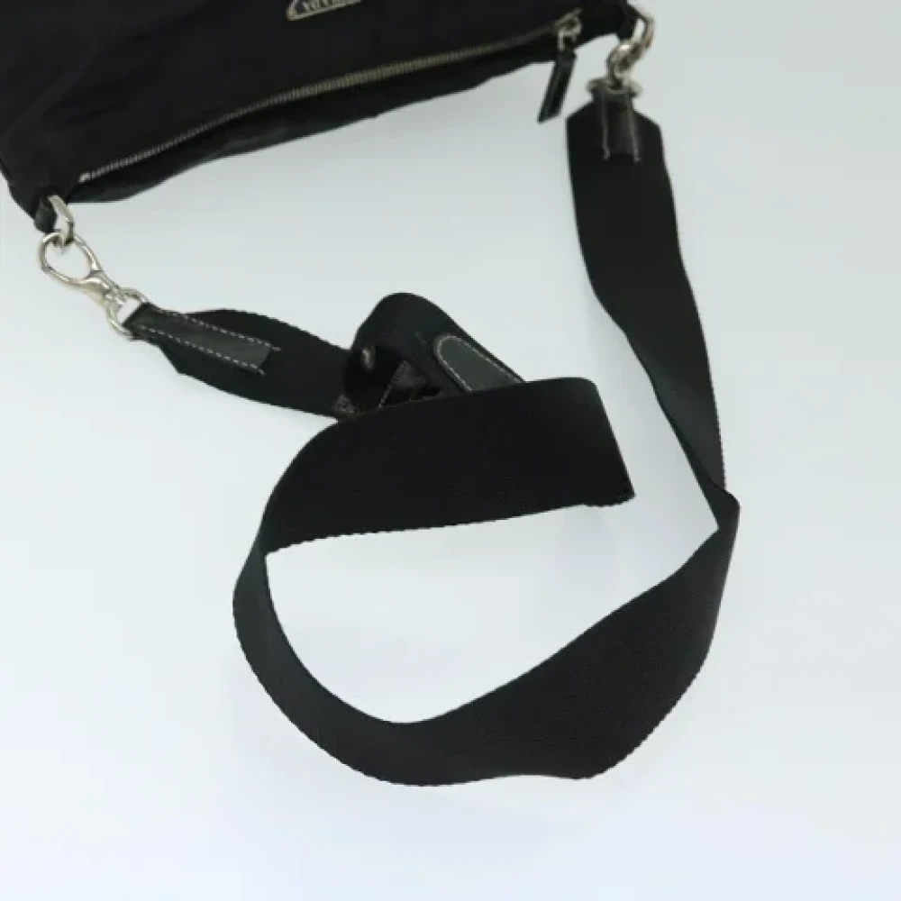 Prada Vintage Pre-owned Nylon prada-bags Black Dames