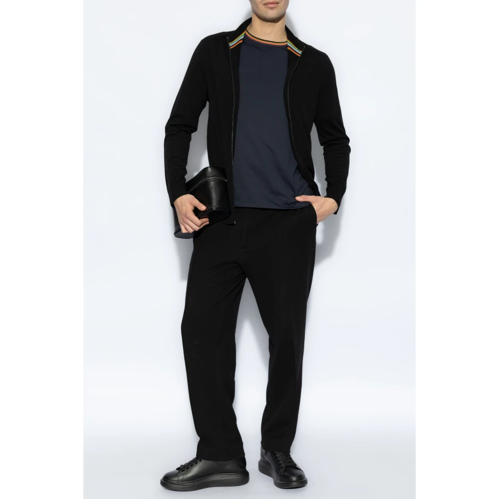 Paul Smith Vest met opstaande kraag Blue Heren