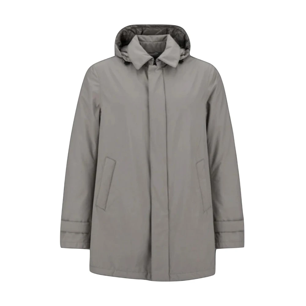 Herno - Coats > Parkas - Gray - Herno - Modalova