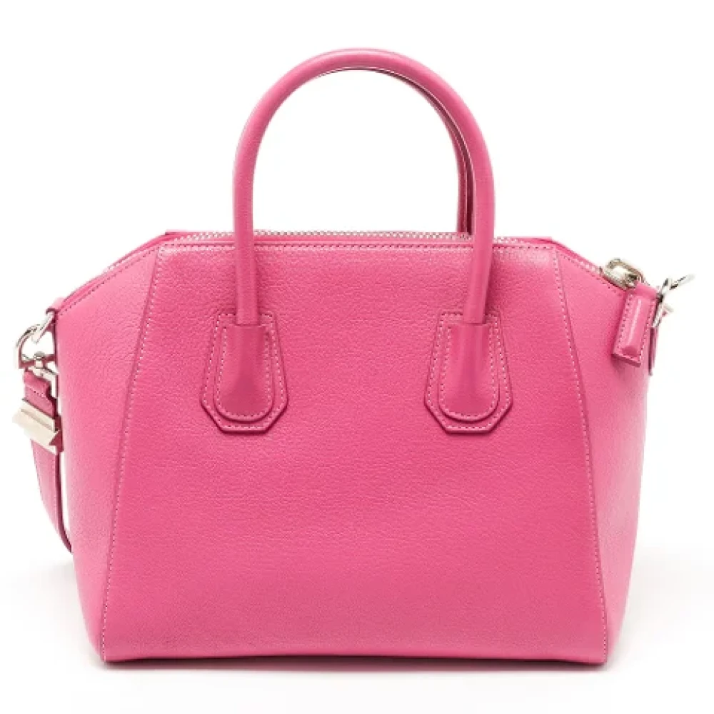 Givenchy Pre-owned Leather handbags Pink Dames