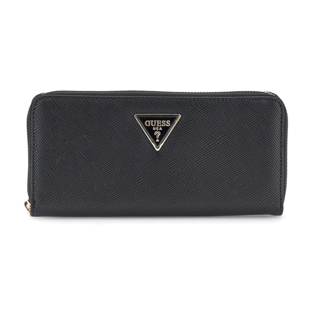 Guess Black Wallets & Cardholders, Female, One Size, Laurel Ii Large Zip-Around Wallet