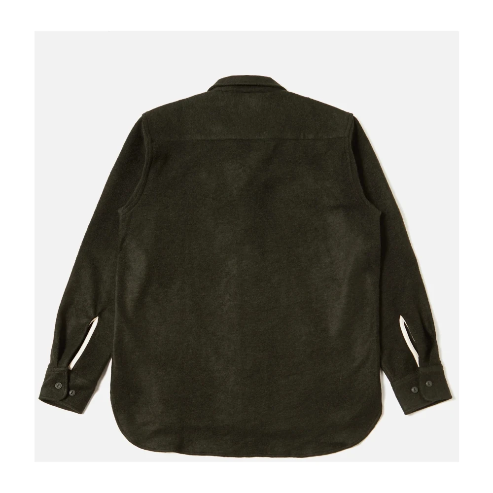 Universal Works Stijlvol werkoverhemd Green Heren