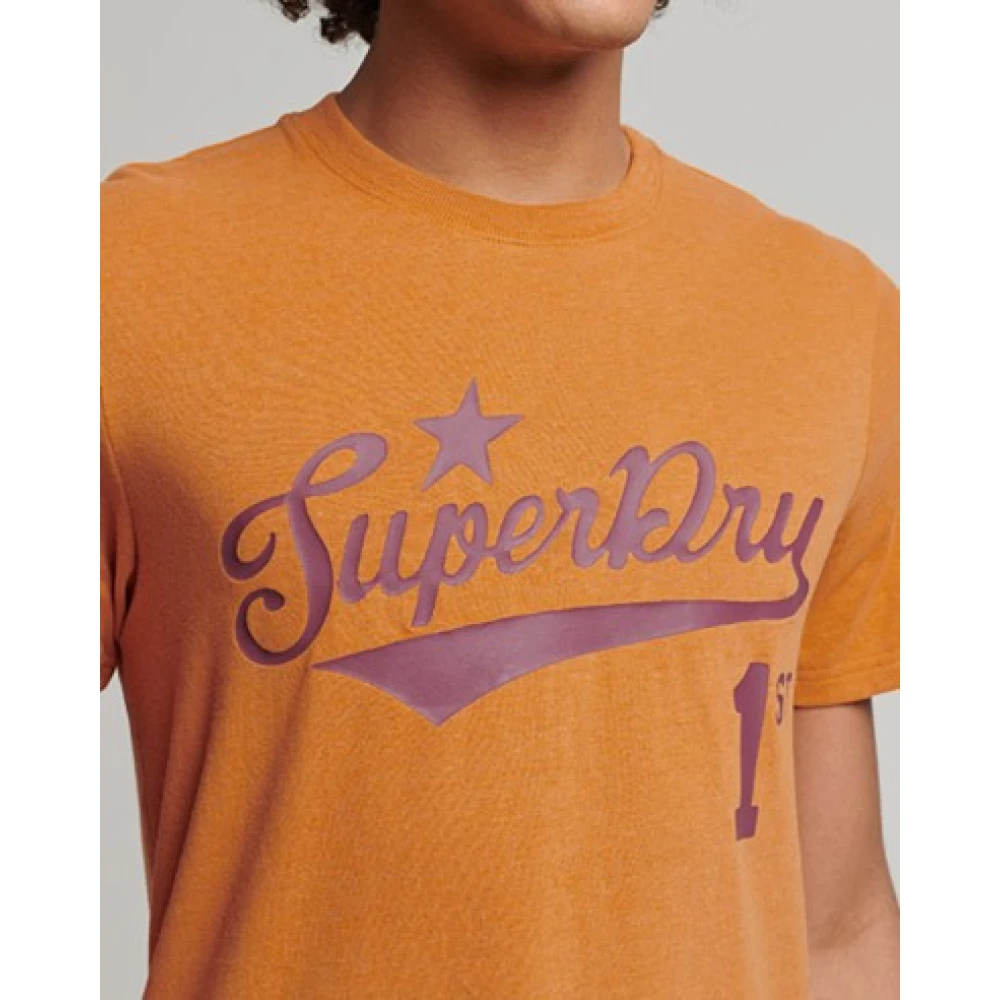 Superdry Heren T-Shirt Yellow Heren