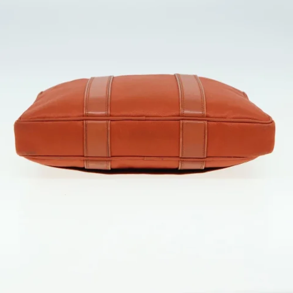 Hermès Vintage Pre-owned Canvas handbags Orange Dames
