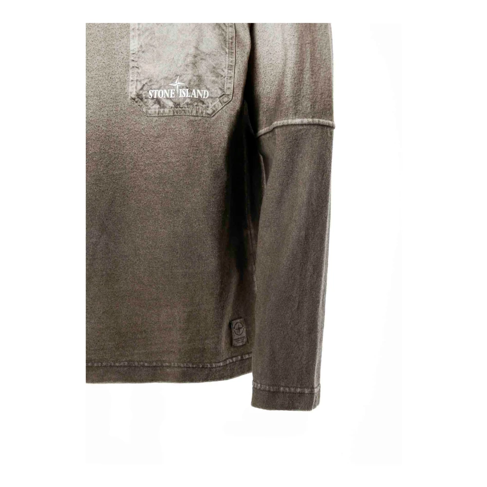 Stone Island Casual Polo Shirt met Uniek Design Multicolor Heren
