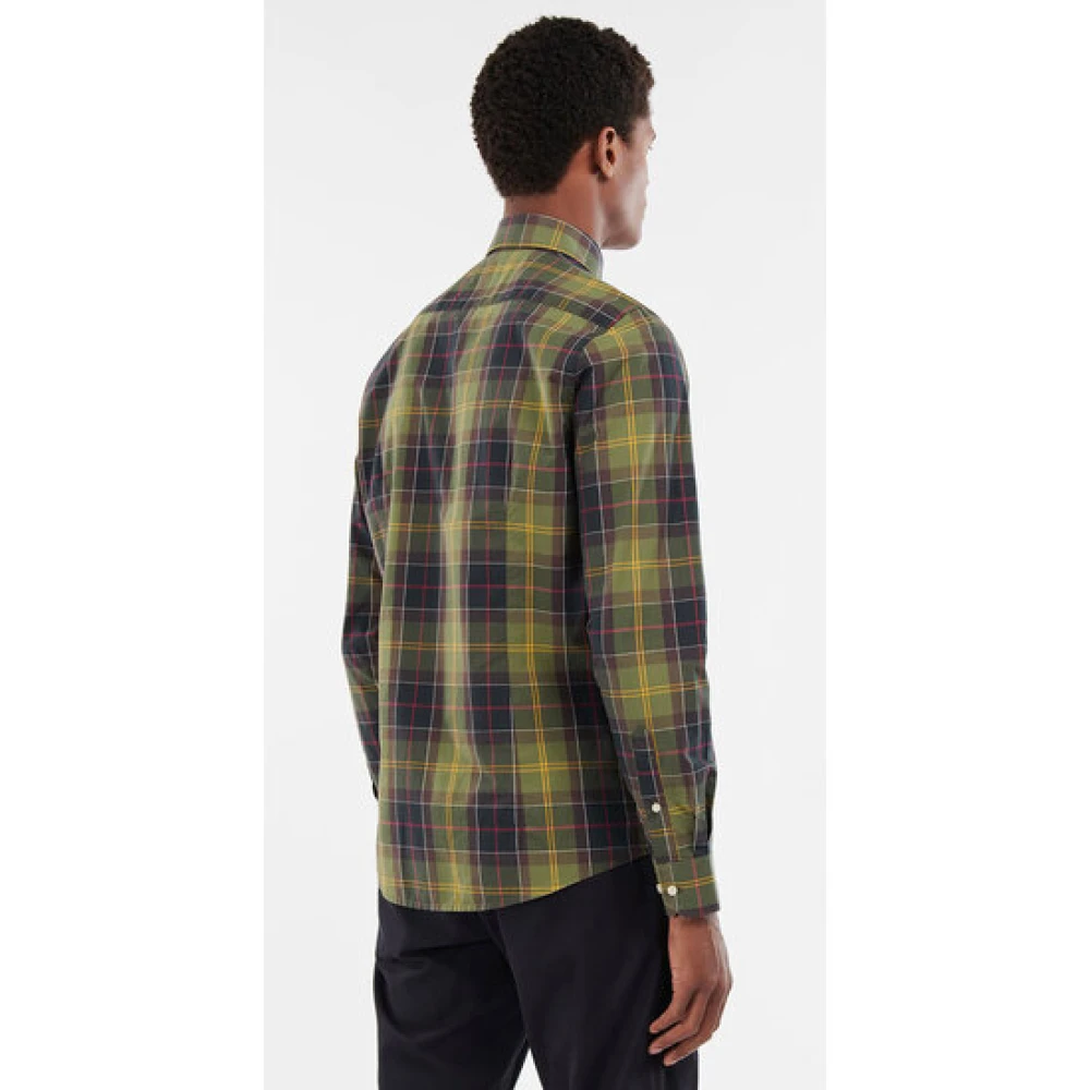 Barbour Kippford Tailored Overhemd Green Heren