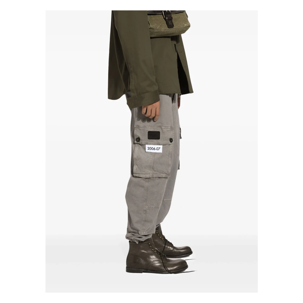 Dolce & Gabbana Lichtgrijze Broek Gray Heren