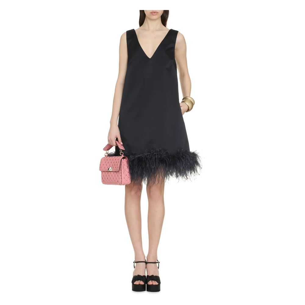 P.a.r.o.s.h. Verenjurk met zijzakken Black Dames