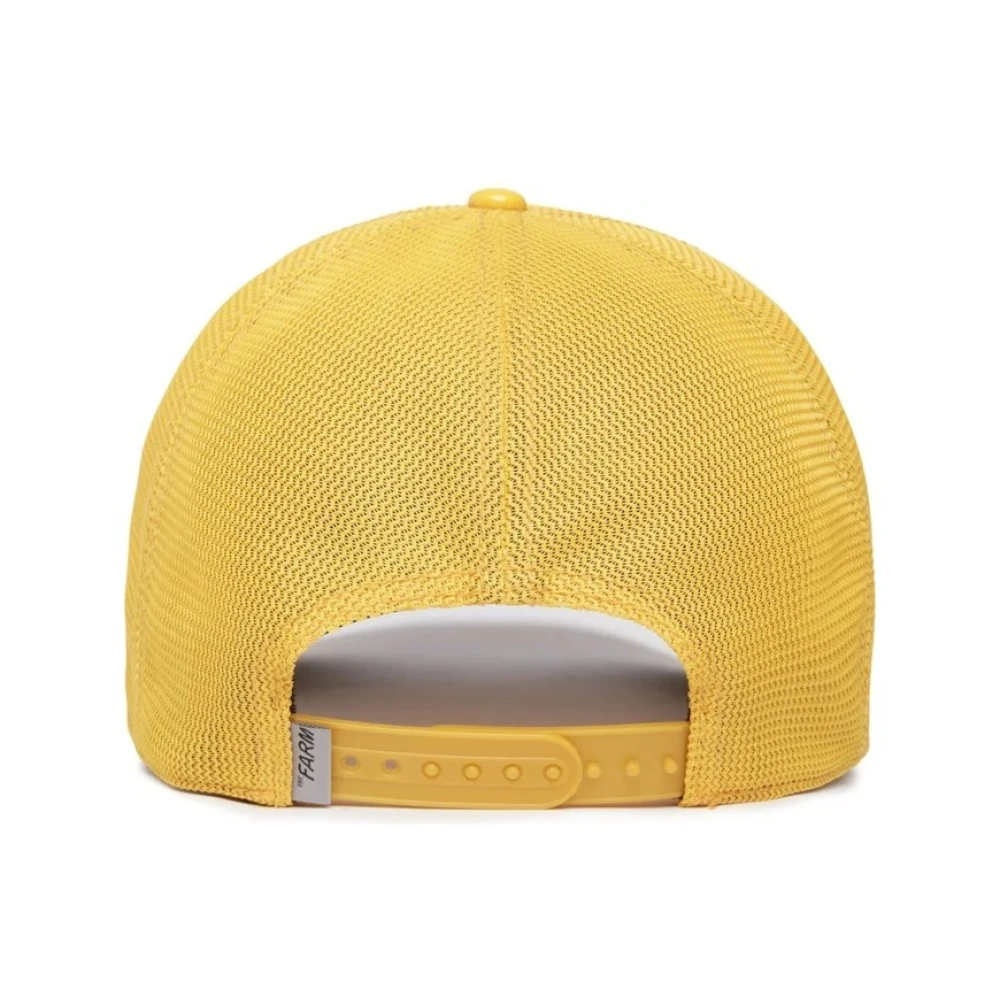 Goorin Bros Zwarte Mamba Satin Trucker Cap Yellow Heren