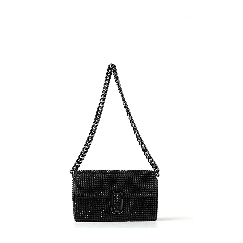 Marc Jacobs Stijlvolle Leren Tas Black Dames