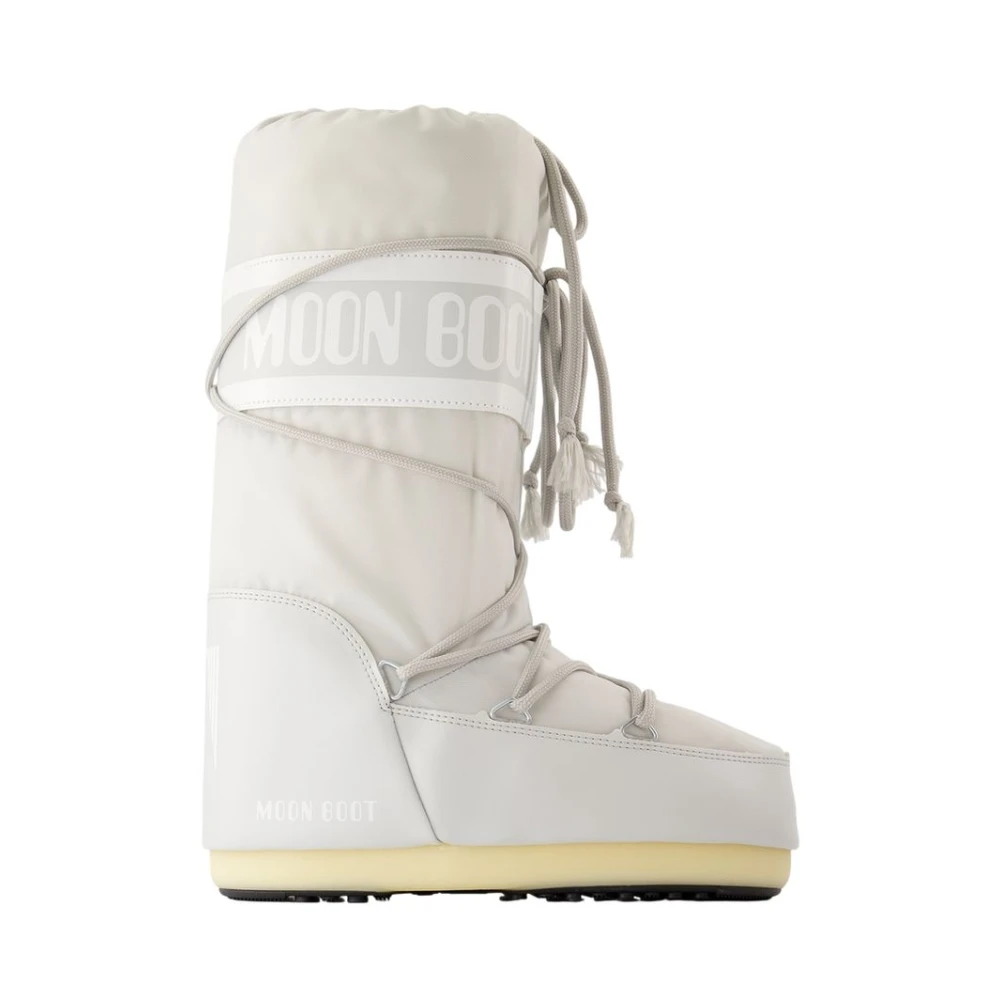 Moon Boot , Winter Boots, Female, Gray, 6 Uk, Icon Nylon Boot