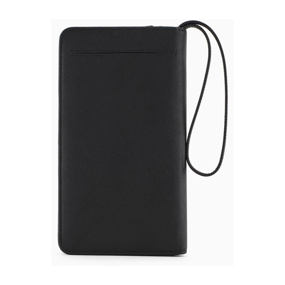 Emporio Armani Zwarte Beauty Case Organizer Black Heren