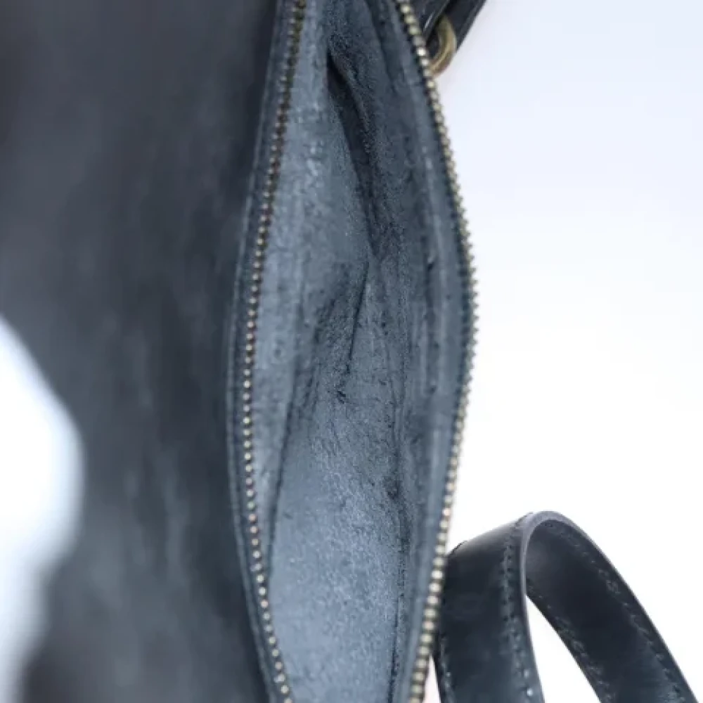 Louis Vuitton Vintage Pre-owned Leather backpacks Black Dames