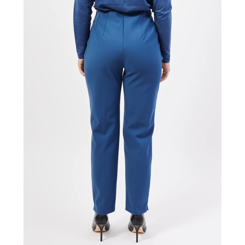 Gerry Weber Blauwe Casual Broek voor Speciale Gelegenheden Blue Dames