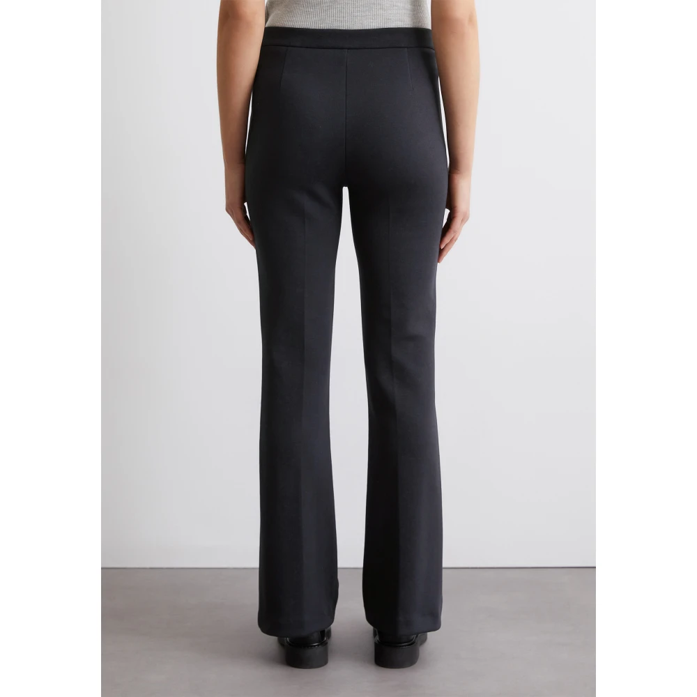 Marc O'Polo Jersey broek recht Blue Dames