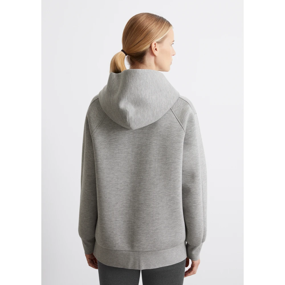 Marc O'Polo Scuba capuchonjack relaxed Gray Dames