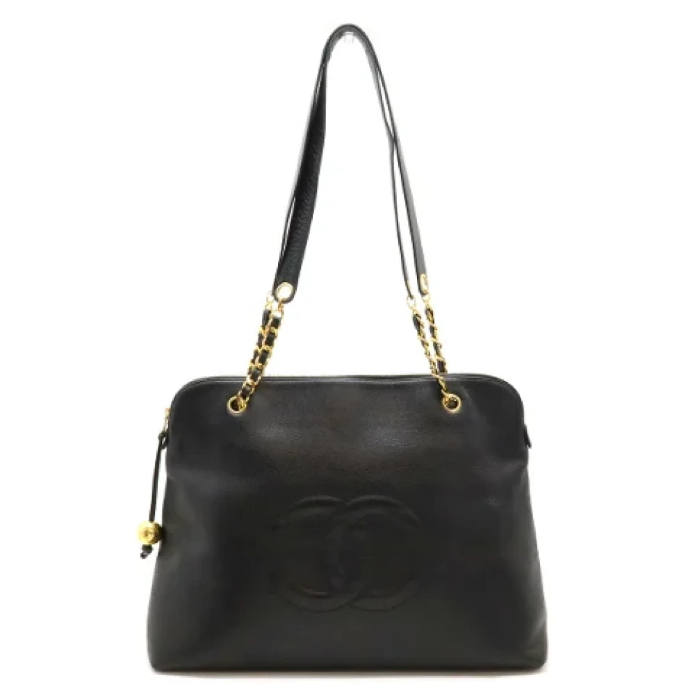 Chanel Vintage Pre-owned Leather chanel-bags Black Dames