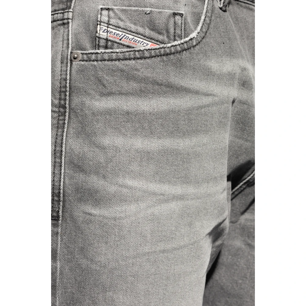 Diesel Denim shorts `D-Fin` Gray Heren