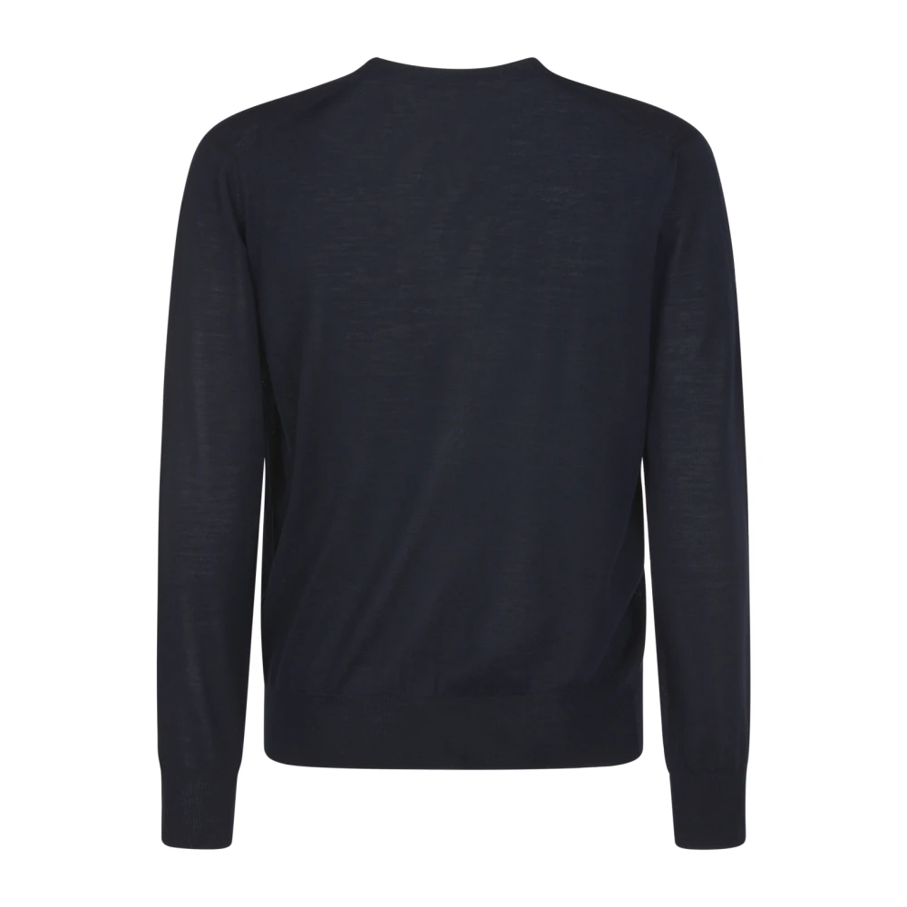 Canali Zwarte Sweaters voor Heren Black Heren