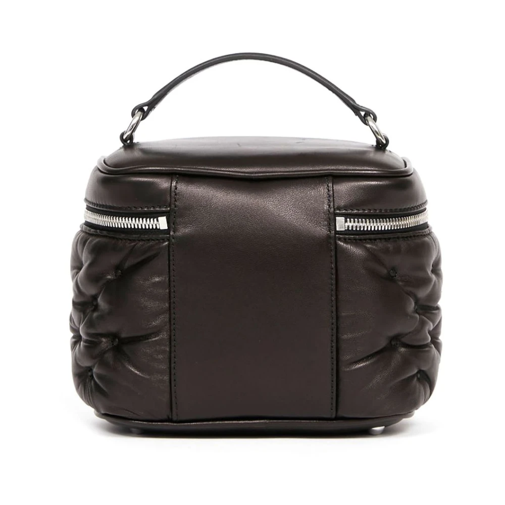 Maison Margiela Zwarte Glam Slam Leren Handtas Black Dames