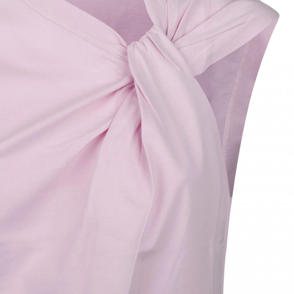 Isabel marant Lichtroze Nayda T-shirt Witte Nayda Tee Shirt Pink White Dames
