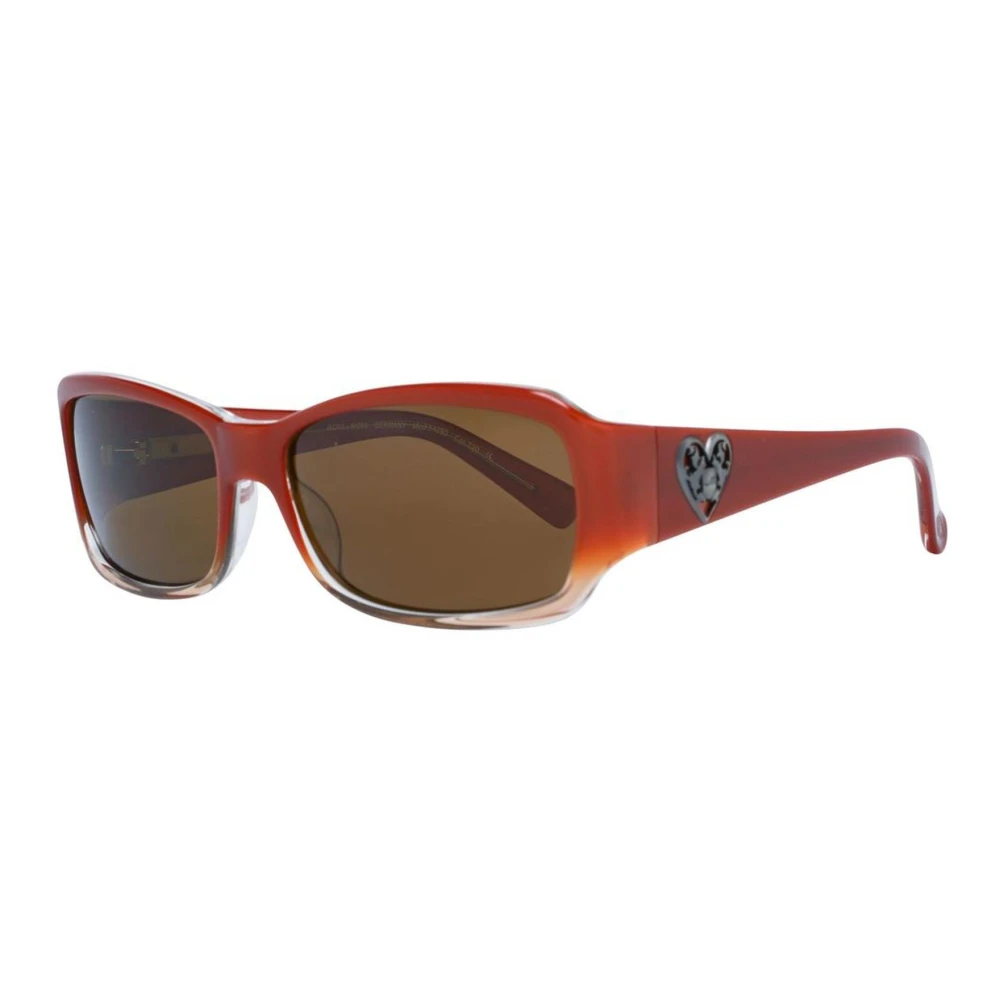 More & More Women's Orange Oval Frame Sunglasses Uv Protection