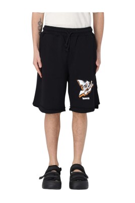 modern-black-graphic-print-shorts
