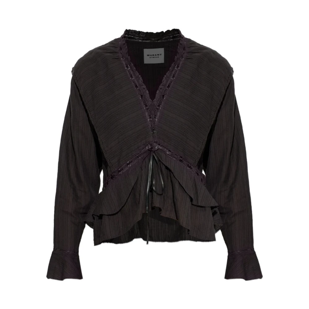 Marant Étoile Svart Damienne Blouse