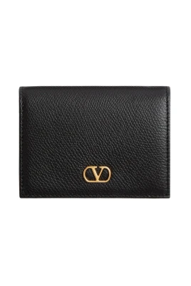 VLogo Signature Grainy Calfskin Plånbok