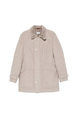 manteau-beige-avec-col-en-fourrure-et-poches