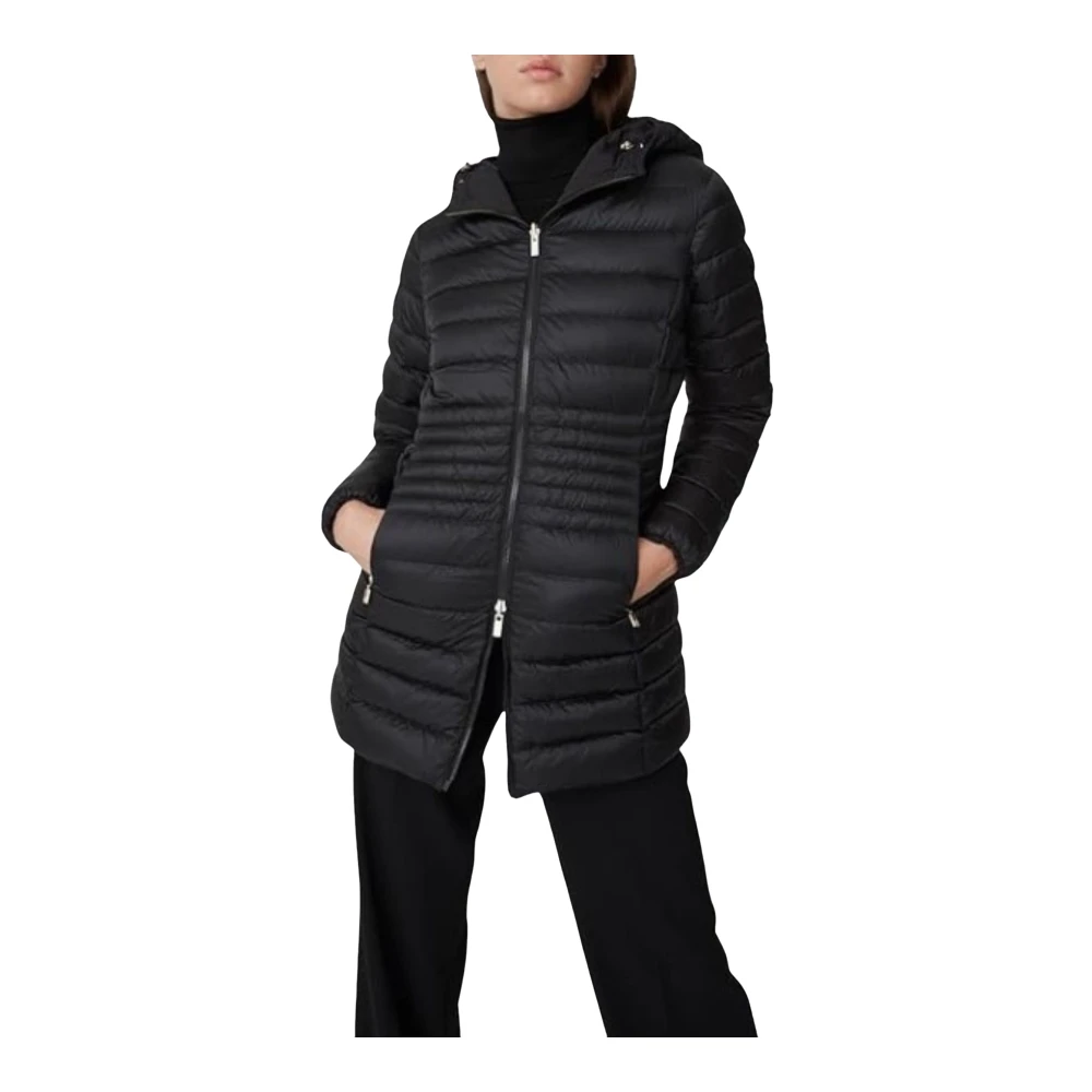 Ciesse Piumini Omkeerbare Zwarte Jas met Contrastdetails Black Dames