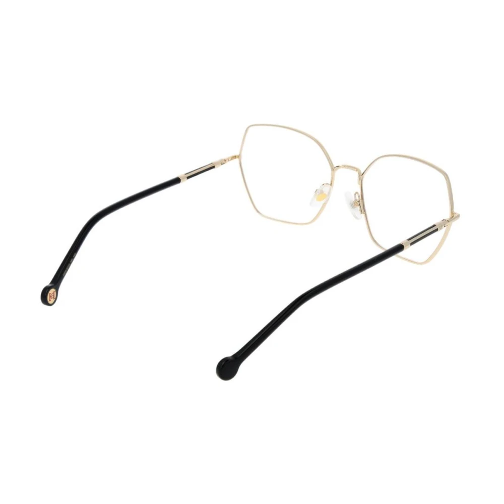 Carolina Herrera Zwarte Metalen & Kunststof Optische Frames Black Dames