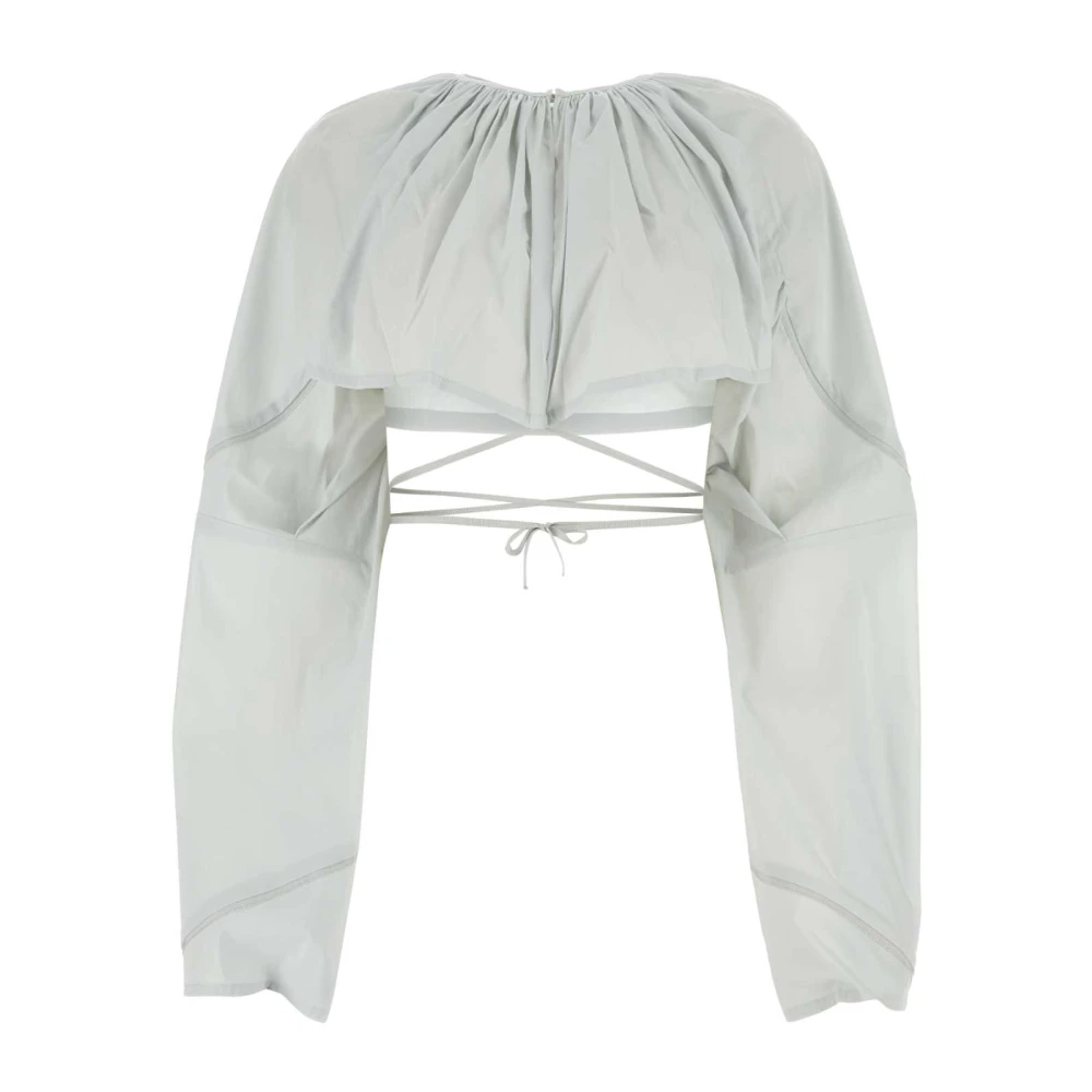Kiko Kostadinov Stretch Katoenen Blouse Gray Dames