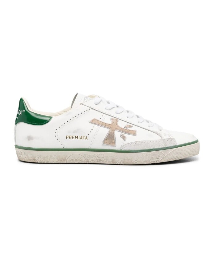 sneaker-a-semelle-basse-verte