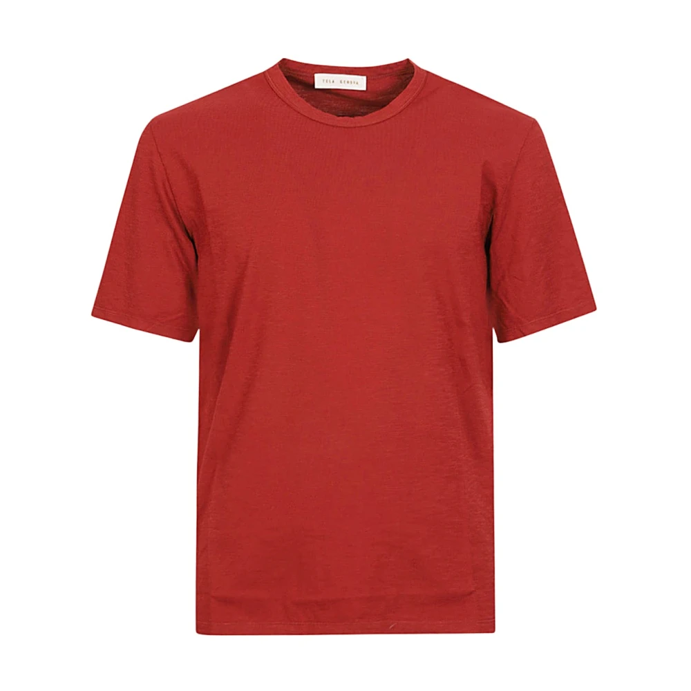 Tela Genova T-Shirts Red Heren