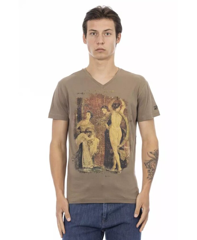 t-shirt-elegant-avec-col-en-v-et-impression-frontale